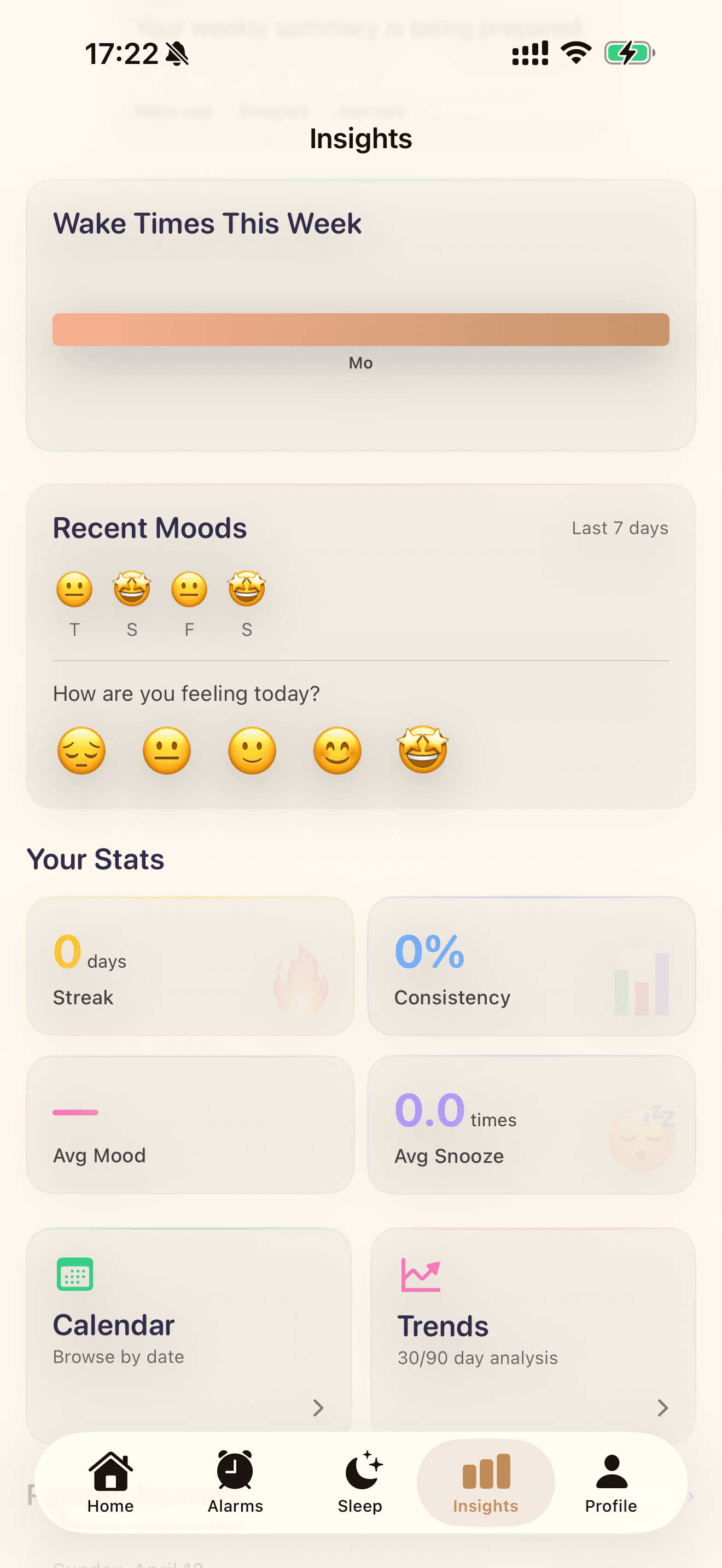 Insights dashboard